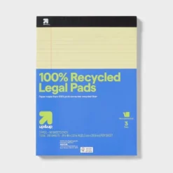 Up & Up 3pk Legal Pads 50 Sheets/Pack - Up&up™: White & Yellow, 8.5x11 Inch, Law Ruled, Tape Binding, Back-To-School Essentials -Up & Up Shop GUEST d426bfc9 a94d 4d63 8043 6d79749ecdef