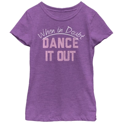Girl's CHIN UP When In Doubt Dance It Out T-Shirt 2 Girl's CHIN UP When In Doubt Dance It Out T-Shirt - Image 2