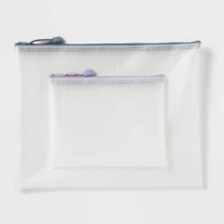 Up & Up Legal & Accessory Size Zip Pouches Water-Resistant & Multi-color Zipper 2pk – Up&up™ -Up & Up Shop GUEST e081f81e 0727 4ff7 954f 7a04c62668e2