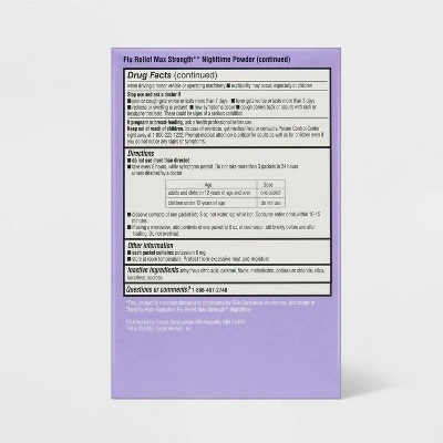 Up & Up Multi-Symptom Max Flu Relief Day And Night Combo Pack Powder - Acetaminophen - Honey Lemon - 12ct - Up&up™ 3 Up & Up Multi-Symptom Max Flu Relief Day And Night Combo Pack Powder - Acetaminophen - Honey Lemon - 12ct - Up&up™ - Image 3