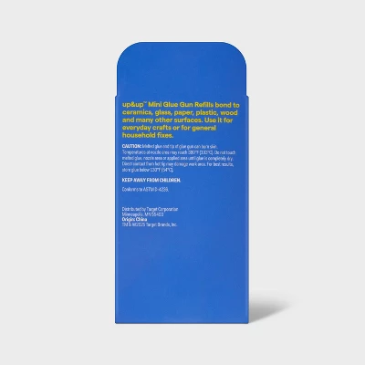 Up & Up 30ct Mini Glue Gun Stick Refills - Up&up™: Hot Glue Sticks For Crafting, Clear, 3.937" Length, 30 Pack 2 Up & Up 30ct Mini Glue Gun Stick Refills - Up&up™: Hot Glue Sticks For Crafting, Clear, 3.937" Length, 30 Pack - Image 2