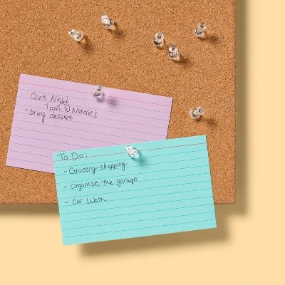 Up & Up 100ct Push Pins Clear - Up&up™ 1 Up & Up 100ct Push Pins Clear - Up&up™