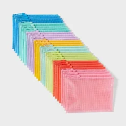 Up & Up 30pk Colored Zip Pouches, Teacher Supplies - Up&up™ -Up & Up Shop GUEST f5d6c1f7 9802 4878 8fa2 6090f9fa6c20
