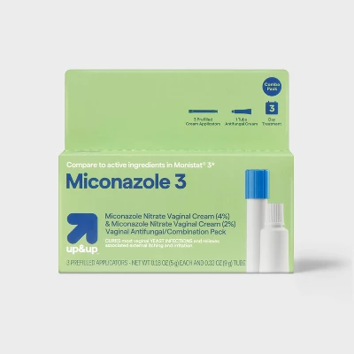Up & Up Miconazole 3-Day Treatment Combo Pack - 0.18oz - Up&up™ 4 Up & Up Miconazole 3-Day Treatment Combo Pack - 0.18oz - Up&up™ - Image 4