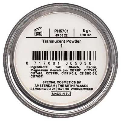 Translucent Powder - 1 By Make-Up Studio For Women 0.28 Oz Powder 1 Translucent Powder - 1 By Make-Up Studio For Women 0.28 Oz Powder