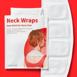 Up & Up Heat Wraps For Neck - 4pk - Up&up™