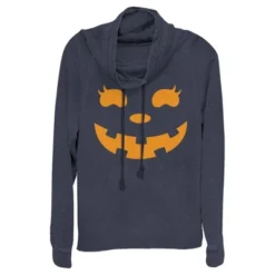 Junior's CHIN UP Halloween Jack O' Lantern Face Cowl Neck Sweatshirt 6 Junior's CHIN UP Halloween Jack O' Lantern Face Cowl Neck Sweatshirt -Up & Up Shop GUEST fd2505bc 6019 40d1 a420 753b6932b288